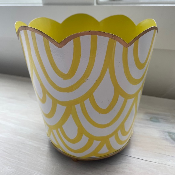 Jayes Scales Cachepot Yellow NEW - Picture 2 of 4